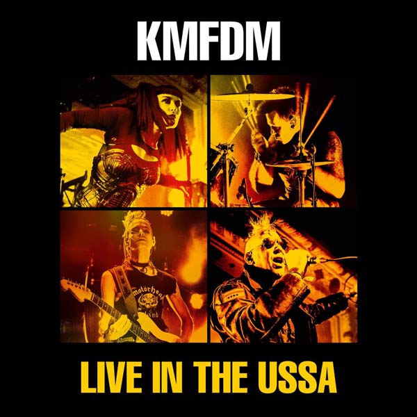 kmfdm live in the ussa album cover